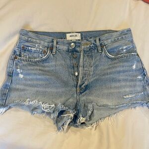 Agolde Parker cut off jean shorts size 27